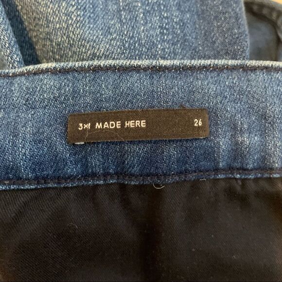 Sz 26 3x1 NYC High Rise Blue Jeans - Picture 14 of 14